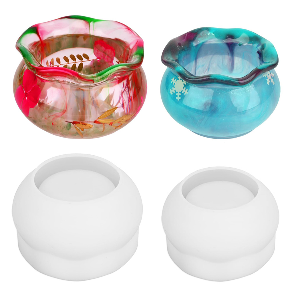 Resin Art Mold - Balık tankı şeklinde Diy reçine tutkal