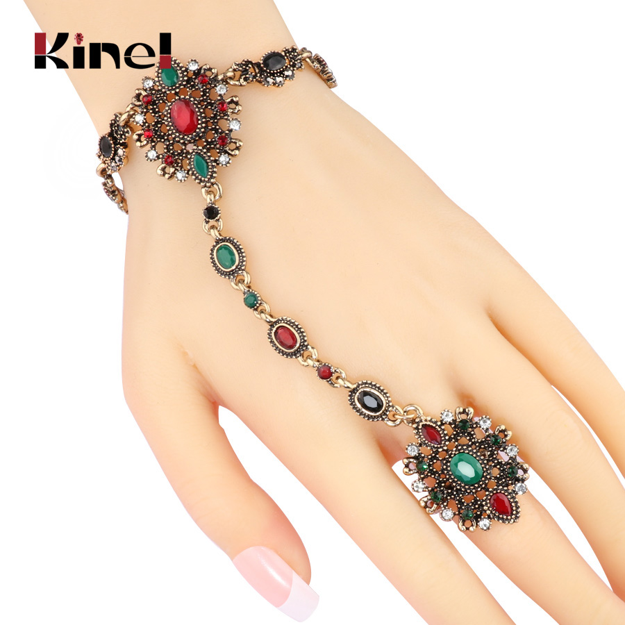Resin Art Ring - Kinel benzersiz bilezik bağlantı halkası türk