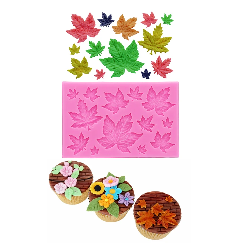 Resin Art Mold - Gj-61 DIY yaprak akçaağaç yaprağı silikon