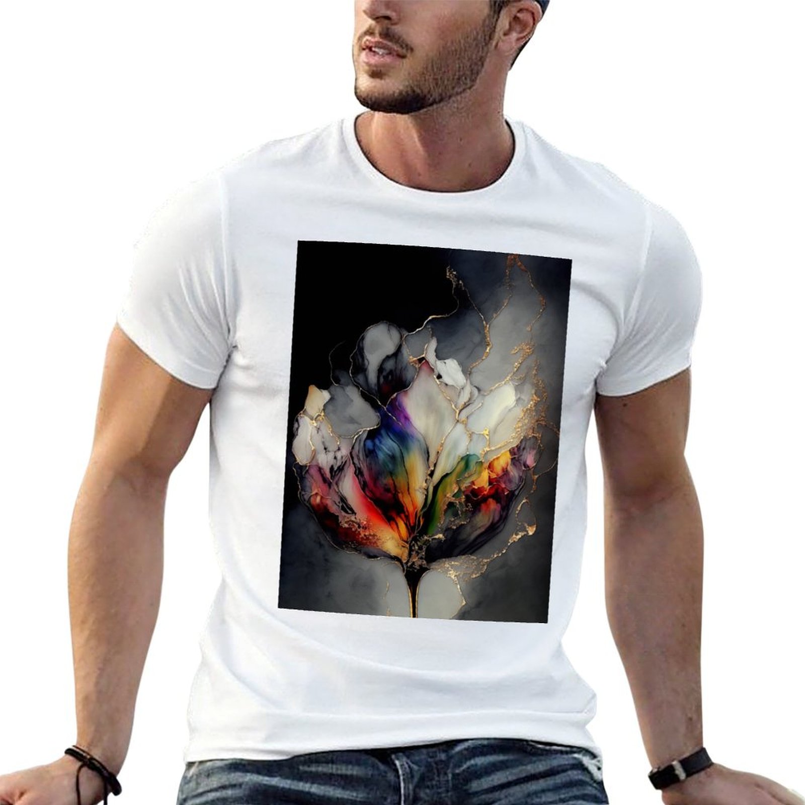 Resin Art Alcohol Ink - Lale Senfonisi - Alkol Mürekkepli Reçine