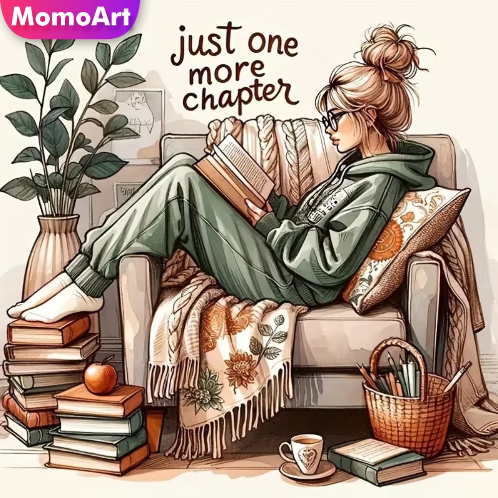 Resin Art Guide Book - Momoart 5D DIY Elmas Boyama Kadın