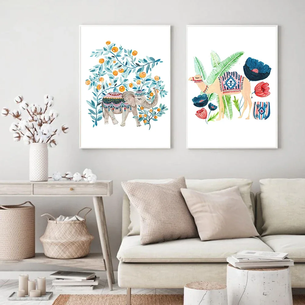 Resin Art For Kids - Bitki Yaprağı Kedi Deve Fil Hayvan