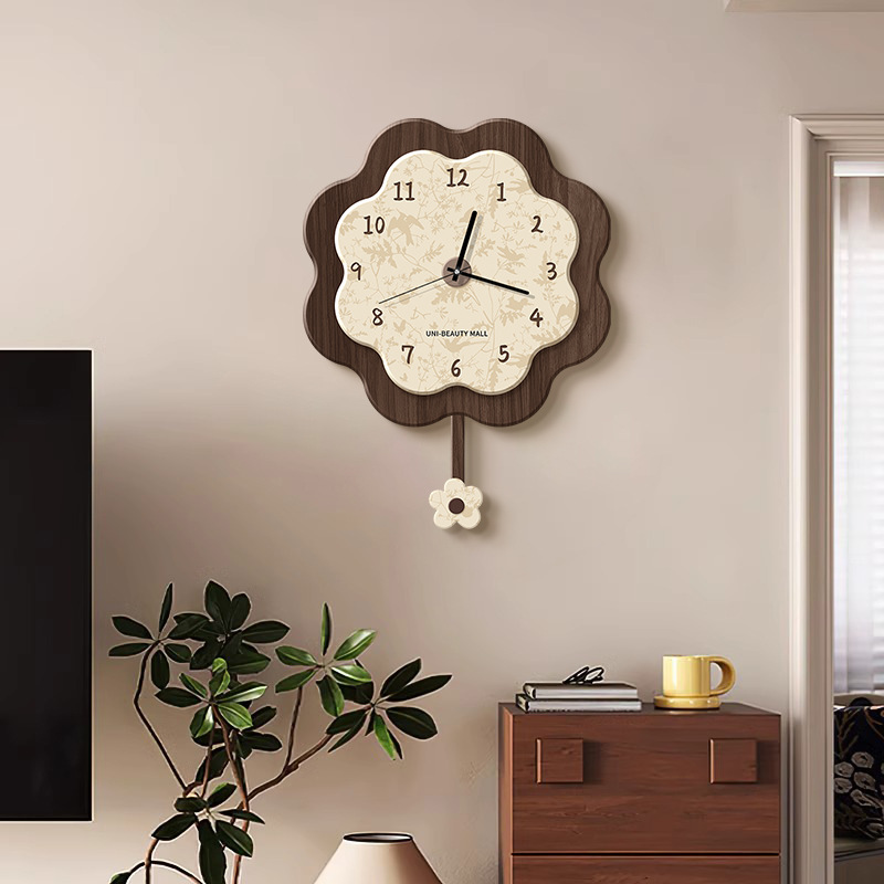 Resin Art Clock - Çin Tarzı Yaratıcı Sanat Duvar Saati,