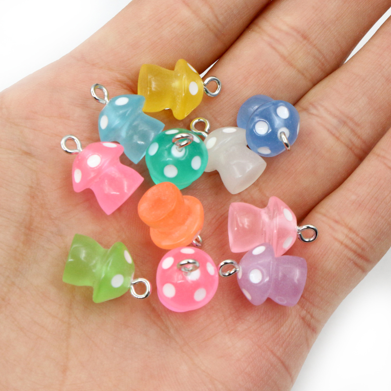 Resin Art For Kids - 10 adet 15*11.5mm Mix karikatür 3D
