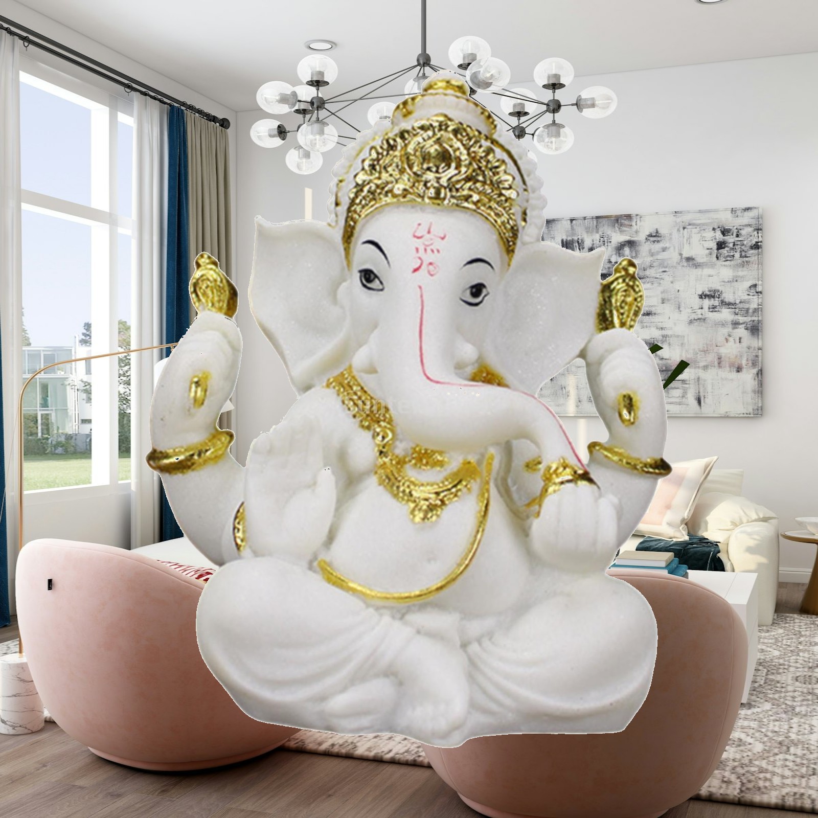 Resin Art India - Hint Dekoratif Sanat Eseri Reçine Buda