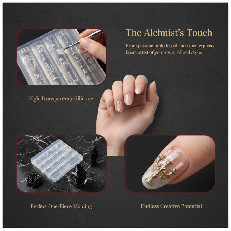 Resin Art Templates Free - 3D Silikon Çiçek Tırnak Kalıbı Zambak