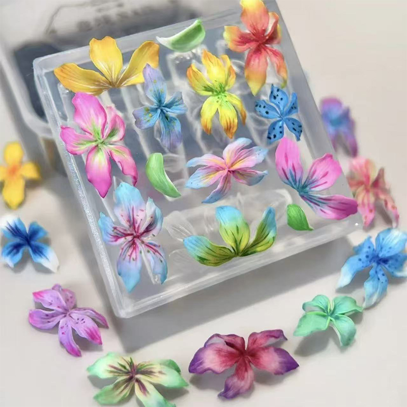 【O】3D Çiçekler Tırnak Kalıbı D - Resin Art Templates Free incelemesi ve fiyatı