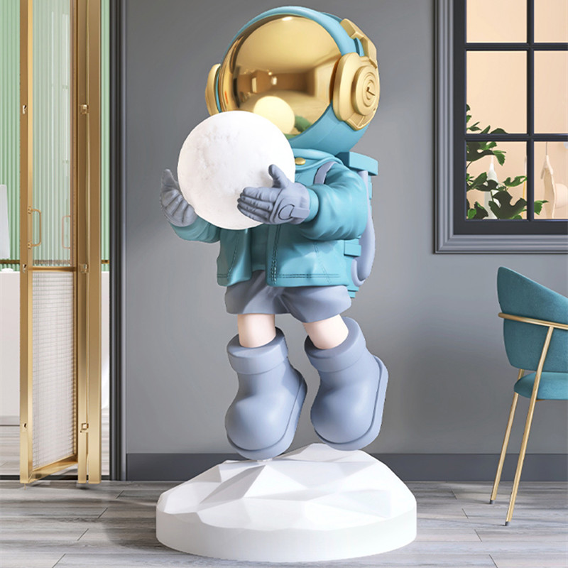 2026 Astronot Ayaklı Lambader  - Resin Art On Floor incelemesi ve fiyatı