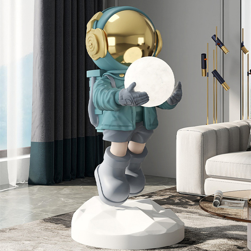 2026 Astronot Ayaklı Lambader  - Resin Art On Floor incelemesi ve fiyatı