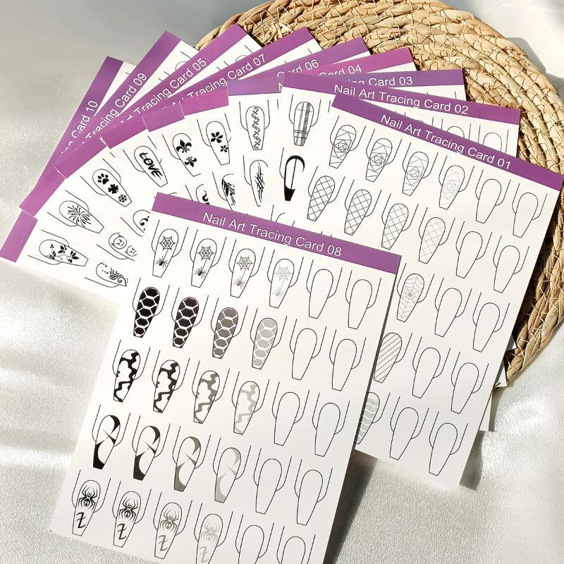10 adet Nail Art Hatları Uygul - Resin Art Guide Book incelemesi ve fiyatı