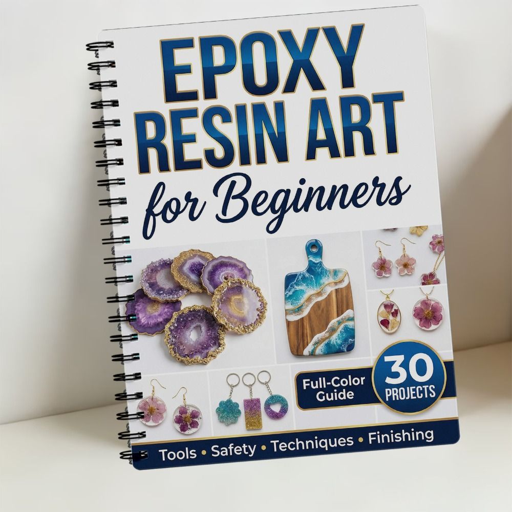 Adım Adım Epoksi Reçine Sanatı - Resin Art Guide Book incelemesi ve fiyatı