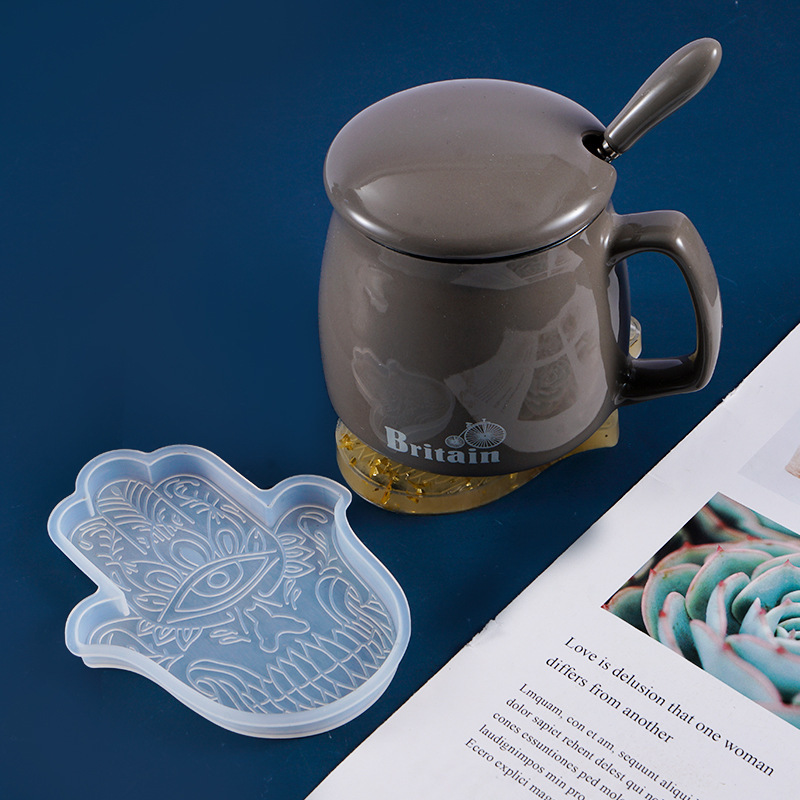 1 adet DIY Coaster el Fatima y - Resin Art Mold incelemesi ve fiyatı