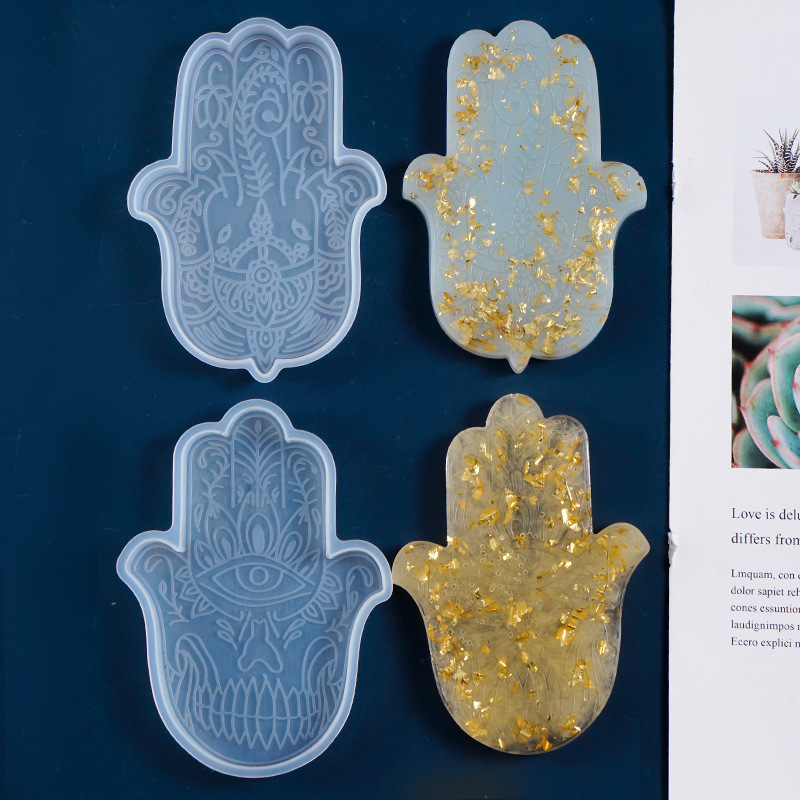 1 adet DIY Coaster el Fatima y - Resin Art Mold incelemesi ve fiyatı