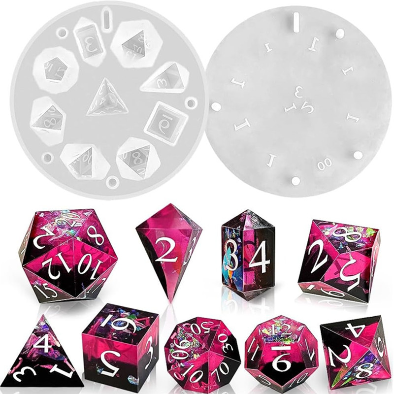 DIY DND Keskin Kenar Zar Silik - Resin Art Mold incelemesi ve fiyatı