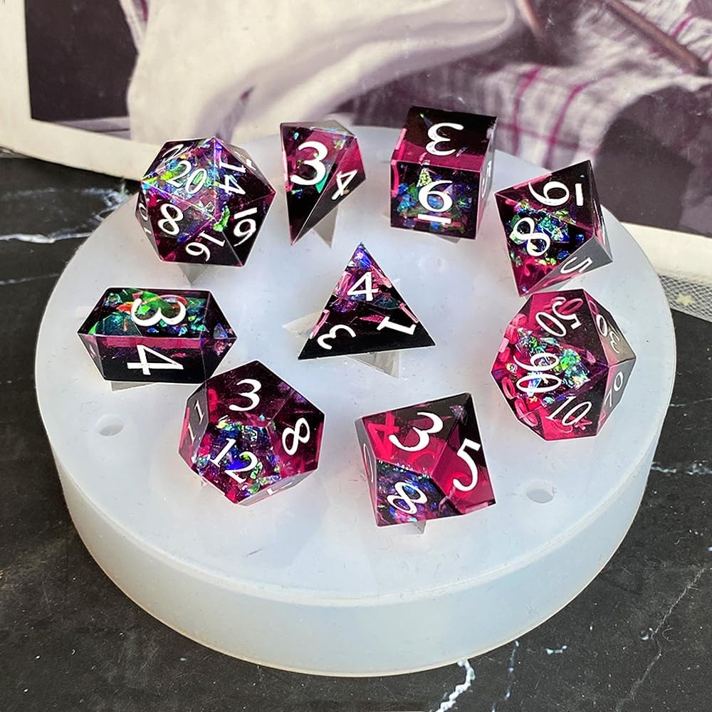 DIY DND Keskin Kenar Zar Silik - Resin Art Mold incelemesi ve fiyatı