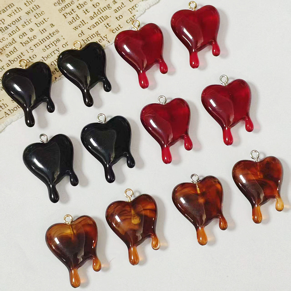10 adet Kan Damlası Kalp Şekli - Resin Art Heart incelemesi ve fiyatı