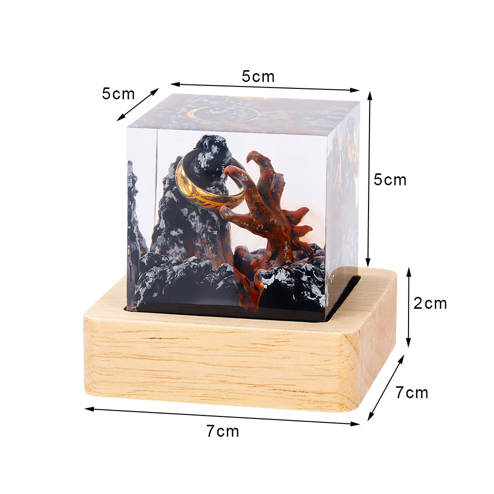 Şeytan Diyarı Organizma Reçine - Resin Art Ring incelemesi ve fiyatı