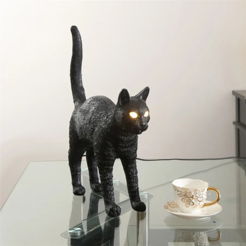 İskandinav kedi masa lambası r - Resin Art On Floor incelemesi ve fiyatı