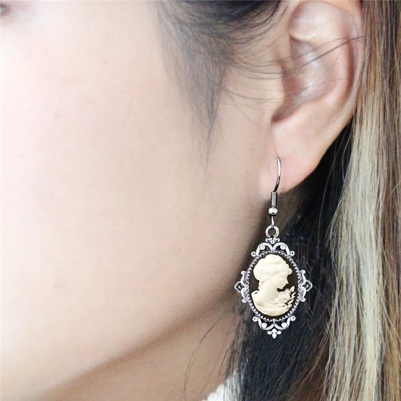 Vintage bak Lady kraliçe Cameo - Resin Art Ring incelemesi ve fiyatı