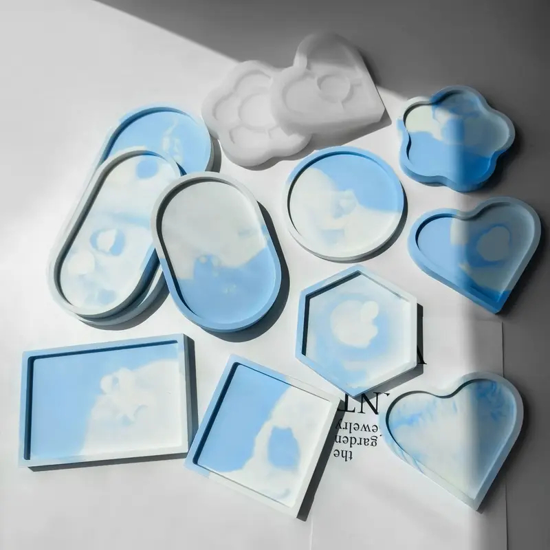 Kare Eliptik Kalp Şeklinde Tep - Resin Art Heart incelemesi ve fiyatı