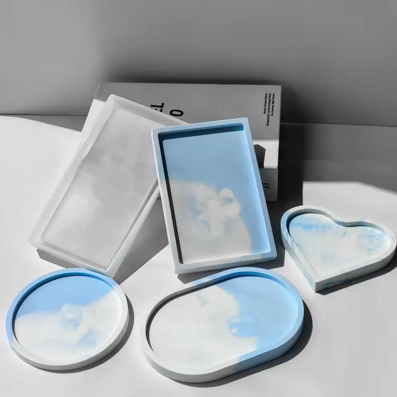 Kare Eliptik Kalp Şeklinde Tep - Resin Art Heart incelemesi ve fiyatı