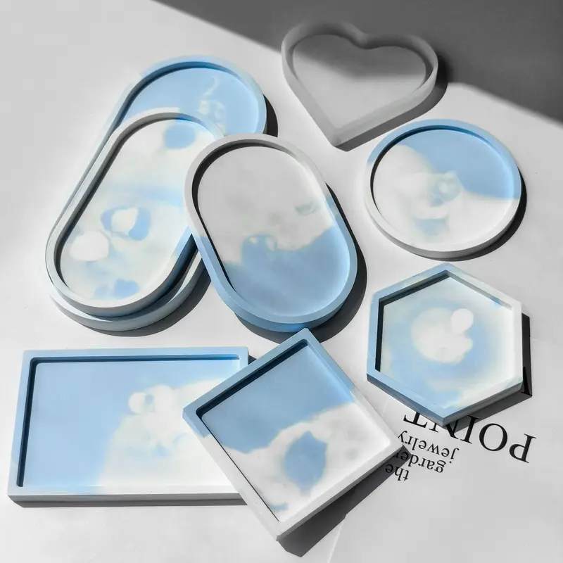 Kare Eliptik Kalp Şeklinde Tep - Resin Art Heart incelemesi ve fiyatı