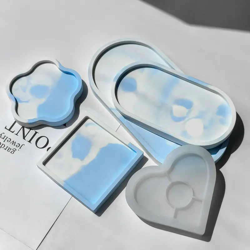 Kare Eliptik Kalp Şeklinde Tep - Resin Art Heart incelemesi ve fiyatı
