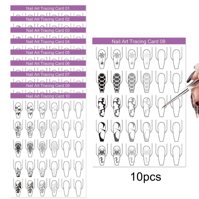 10 adet Nail Art Hatları Uygul - Resin Art Guide Book incelemesi ve fiyatı