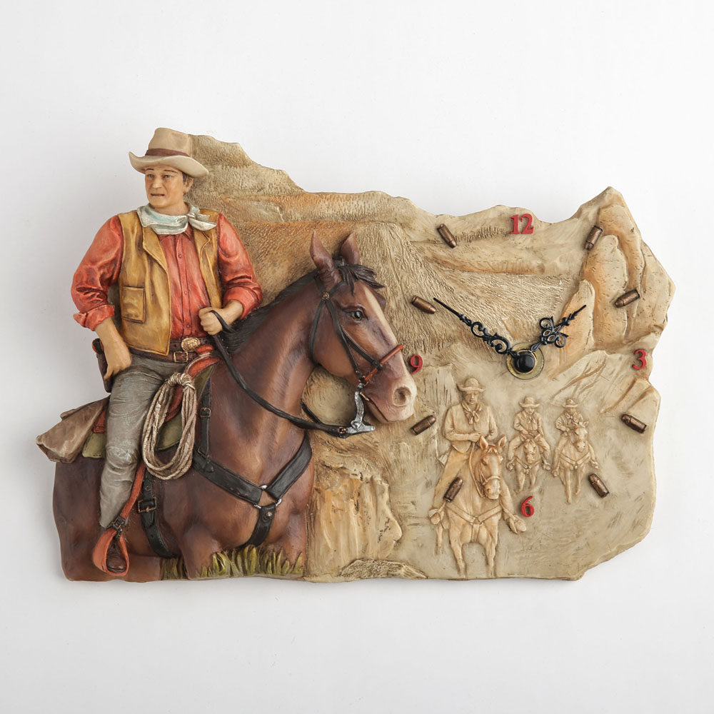 Vintage Batı Kovboy Atı Rölyef - Resin Art Clock incelemesi ve fiyatı