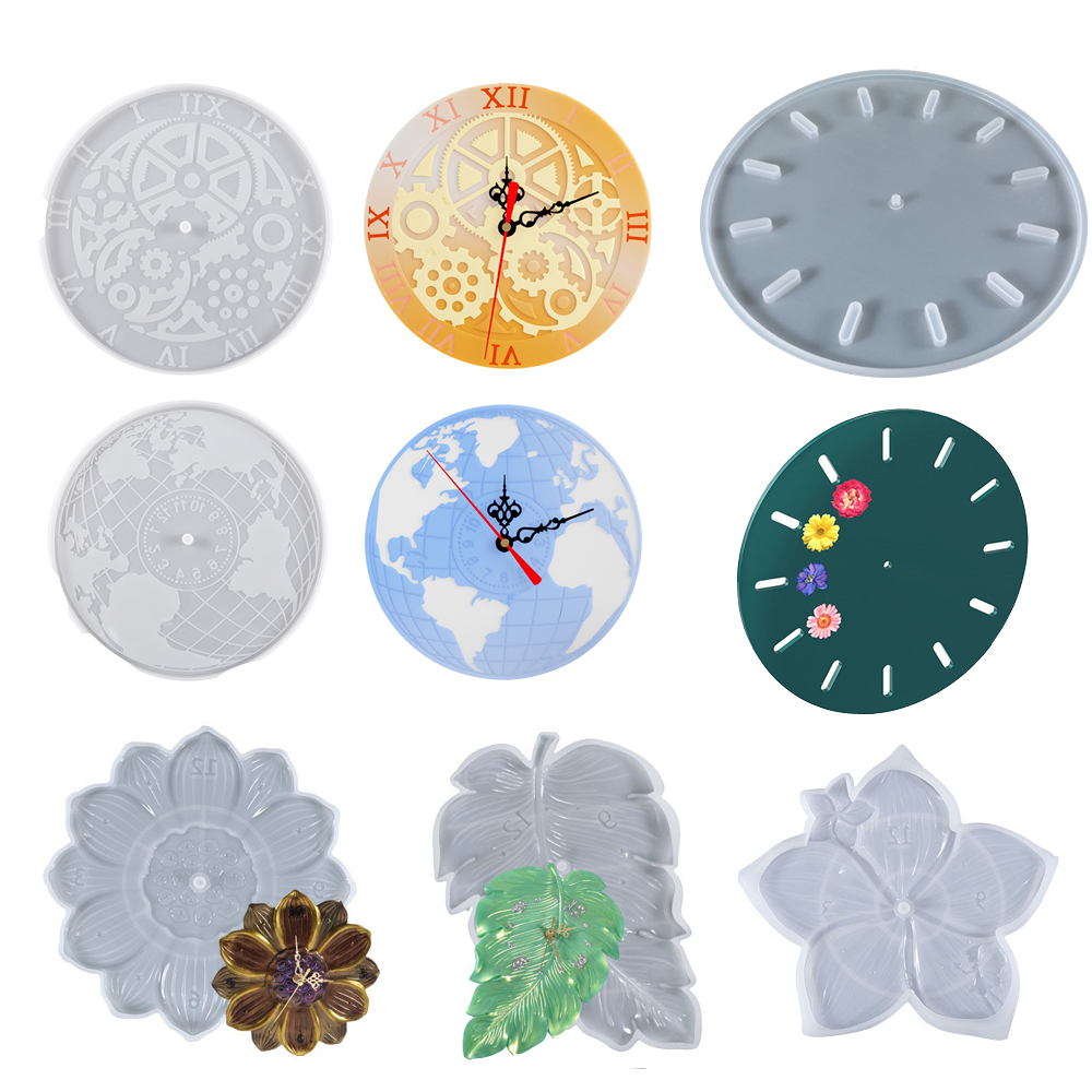 Dünya Haritası Lotus Yaprağı S - Resin Art Clock incelemesi ve fiyatı