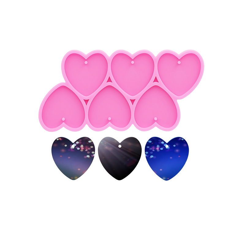 GJ-226 Parlak Kalp Şekli DIY E - Resin Art Heart incelemesi ve fiyatı