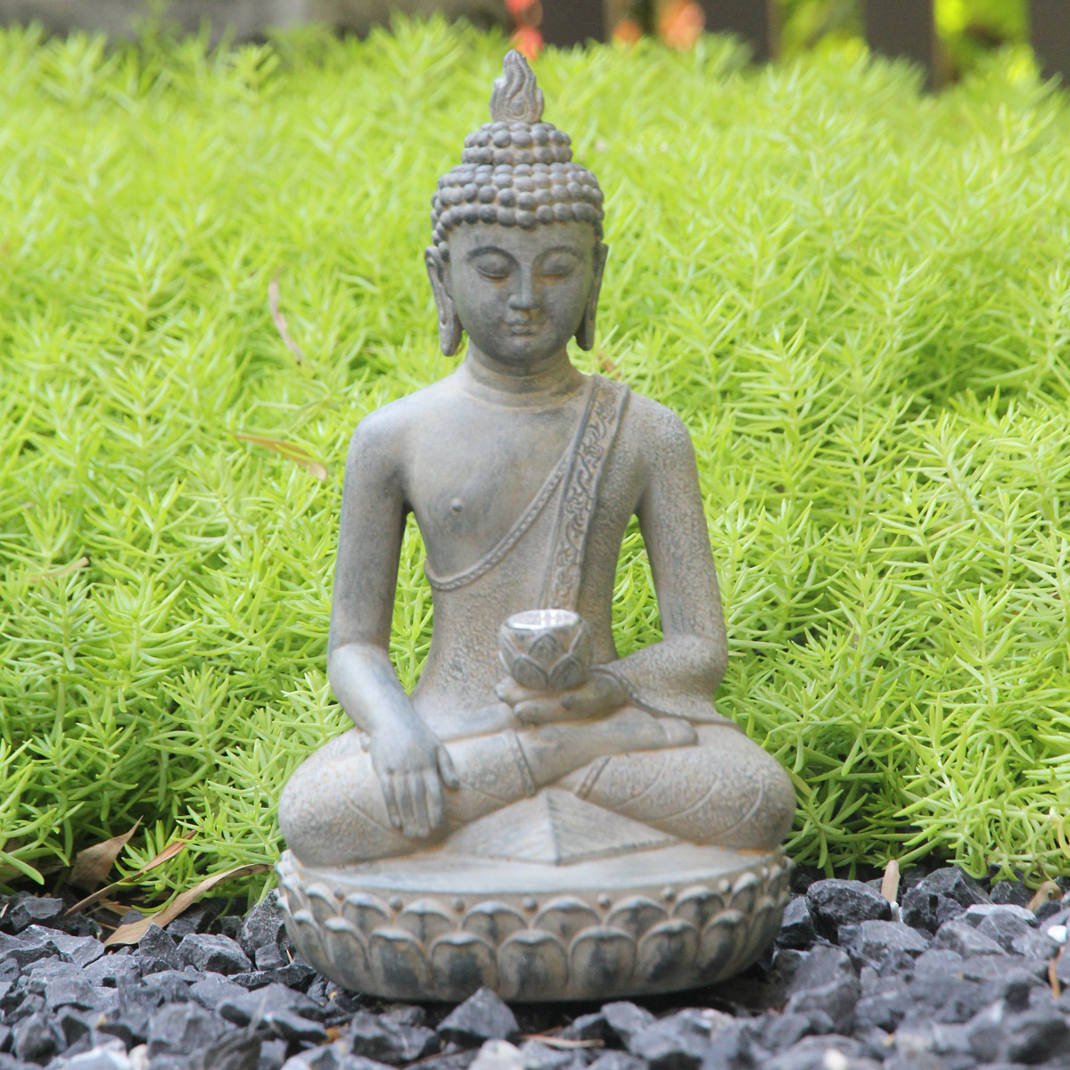 Zen-ilham güneş enerjili buda  - Resin Art India incelemesi ve fiyatı