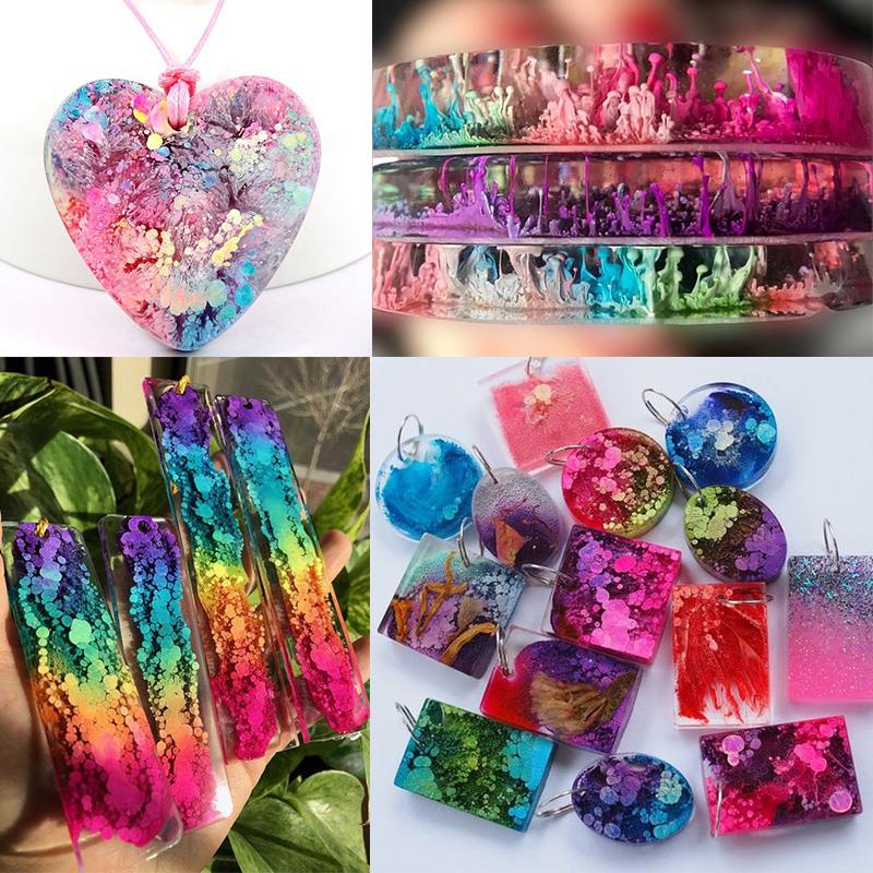 24 Renk 10 ml Sanat Mürekkep A - Resin Art Alcohol Ink incelemesi ve fiyatı