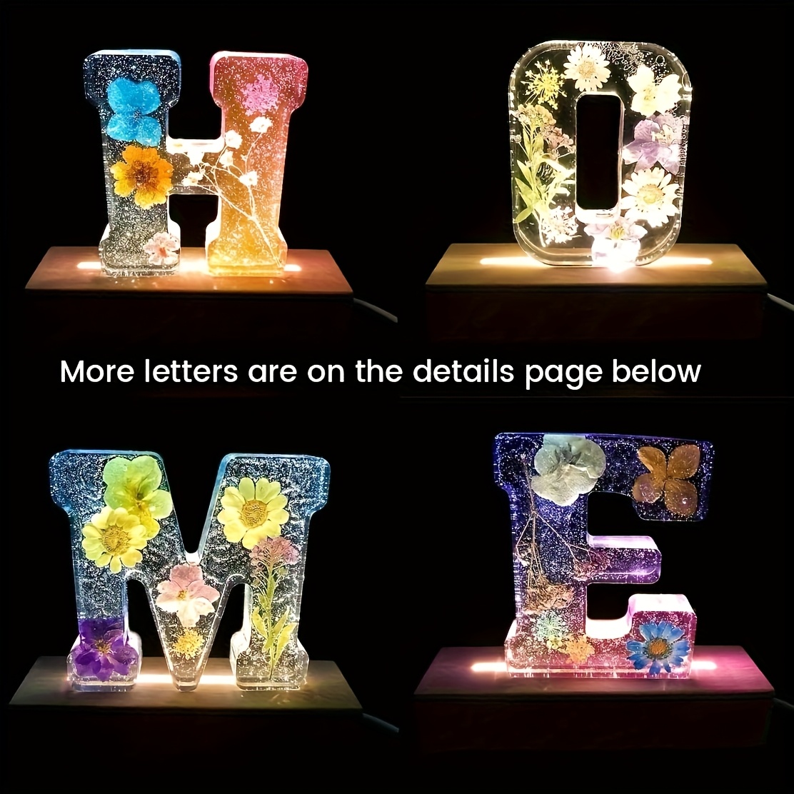 7 İnç Büyük Harf Reçine Kalıbı - Resin Art Mold incelemesi ve fiyatı