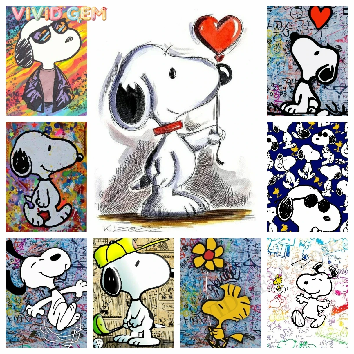 VIVID GEM Kawaii Graffiti Snoo - Resin Art For Kids incelemesi ve fiyatı