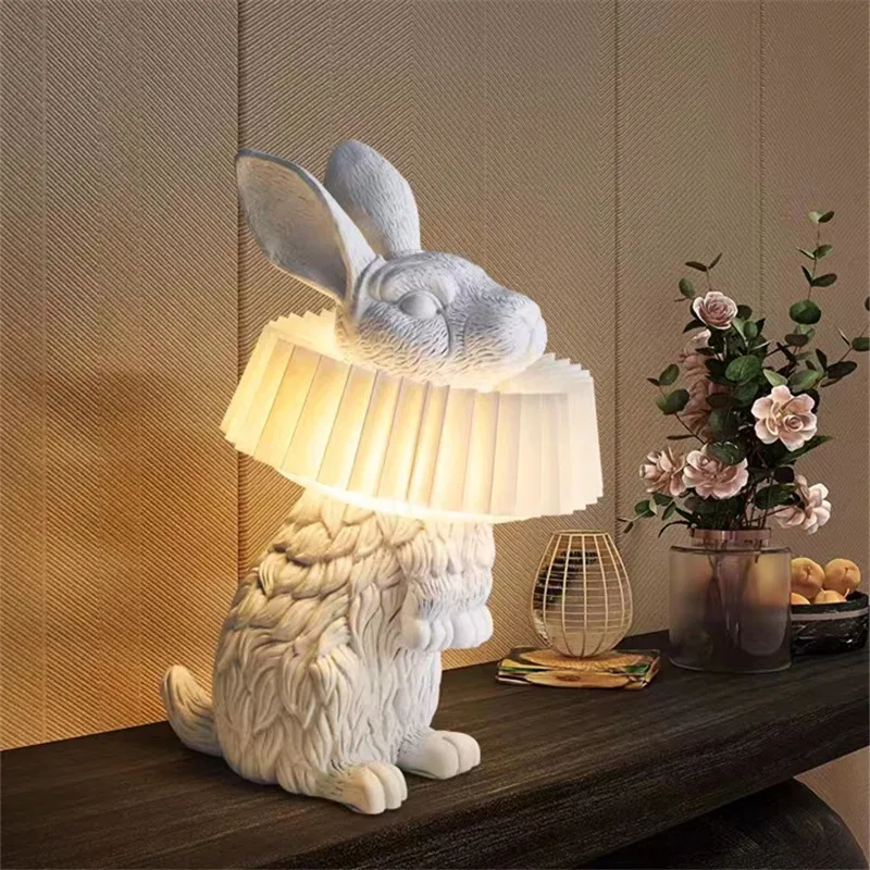 Modern Sevimli Tavşan Masa Lam - Resin Art On Floor incelemesi ve fiyatı