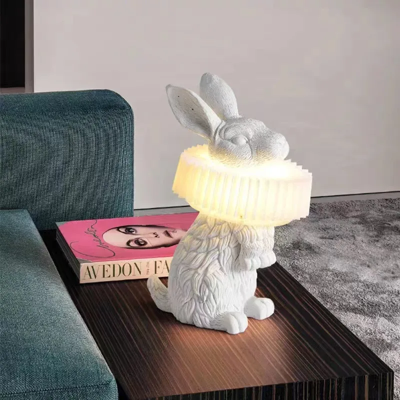 Modern Sevimli Tavşan Masa Lam - Resin Art On Floor incelemesi ve fiyatı