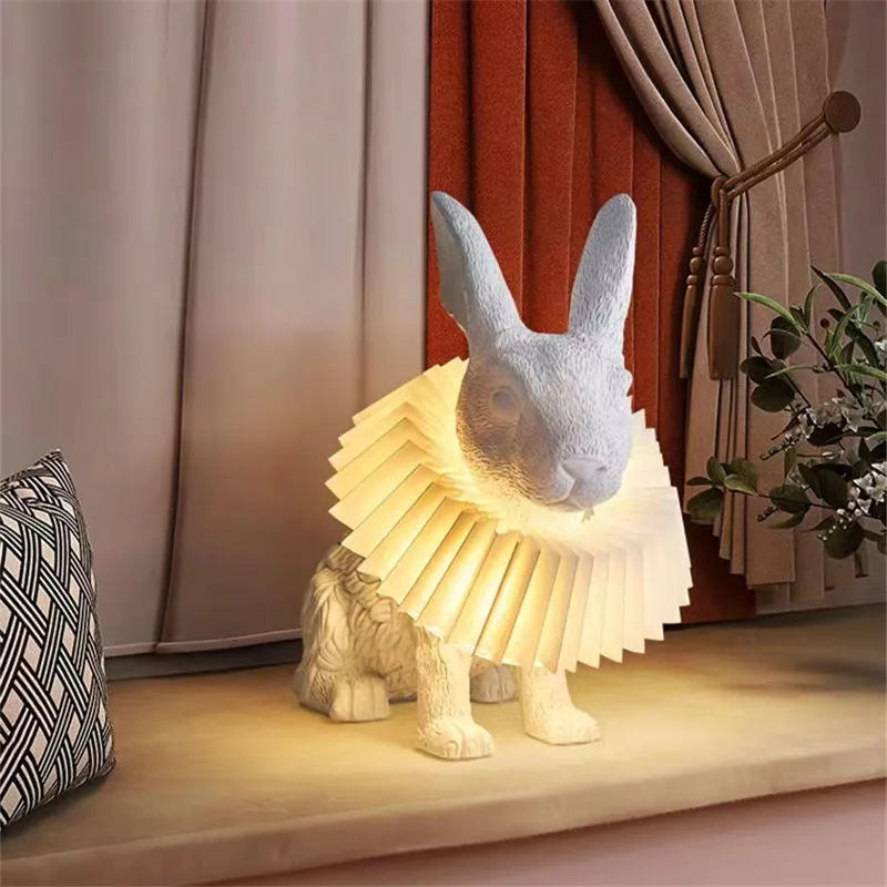 Modern Sevimli Tavşan Masa Lam - Resin Art On Floor incelemesi ve fiyatı