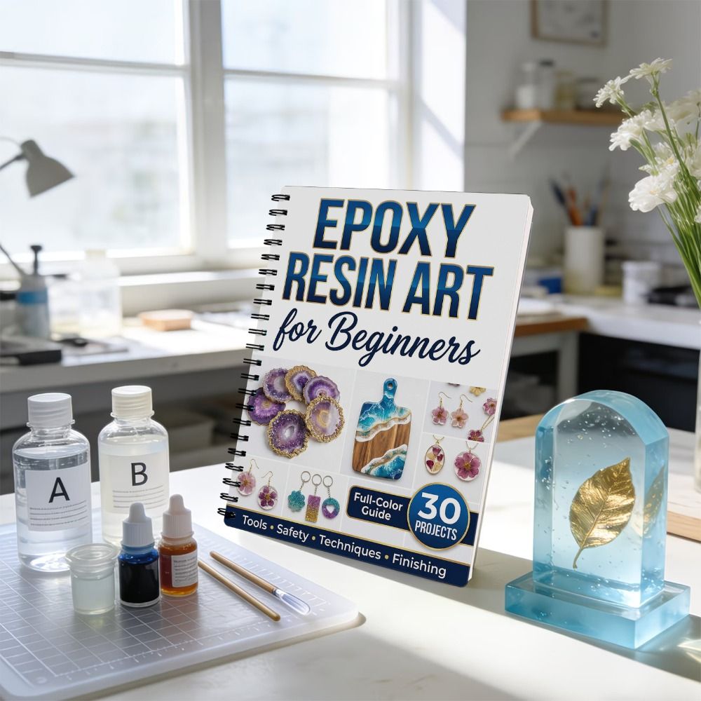 Adım Adım Epoksi Reçine Sanatı - Resin Art Guide Book incelemesi ve fiyatı