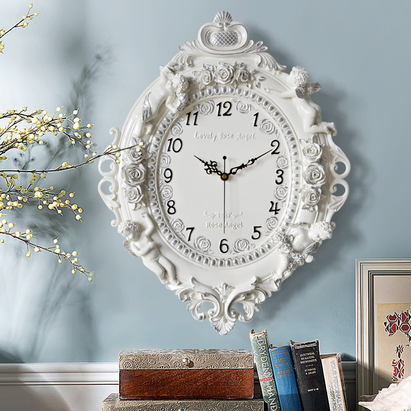 Avrupa Melek Duvar Saati Oturm - Resin Art Clock incelemesi ve fiyatı