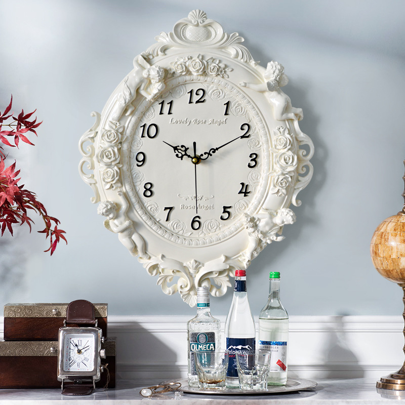 Avrupa Melek Duvar Saati Oturm - Resin Art Clock incelemesi ve fiyatı