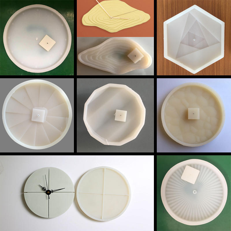 Dairesel beton duvar saati sil - Resin Art Clock incelemesi ve fiyatı