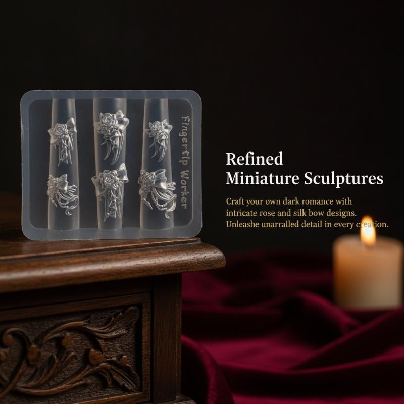 3D Silikon Çiçek Tırnak Kalıbı - Resin Art Templates Free incelemesi ve fiyatı