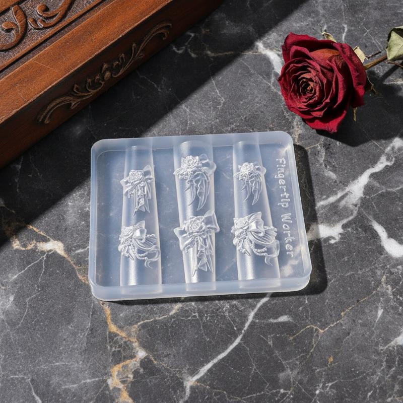 3D Silikon Çiçek Tırnak Kalıbı - Resin Art Templates Free incelemesi ve fiyatı
